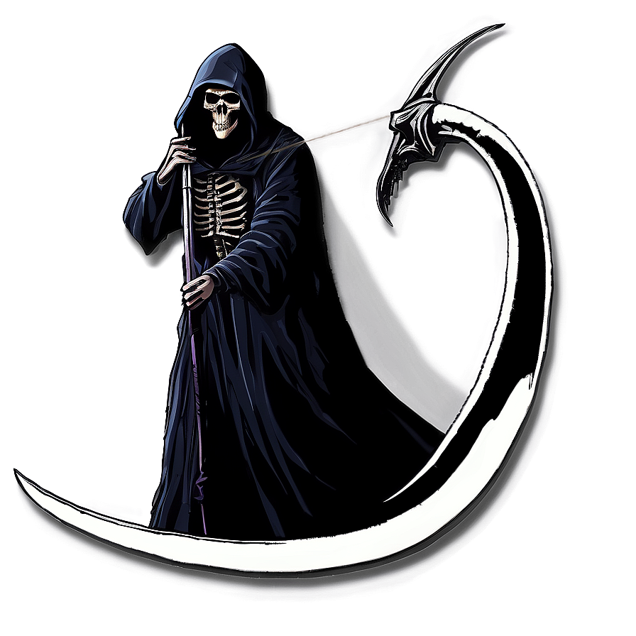 Grim Reaper With Scythe Png Jti PNG Image