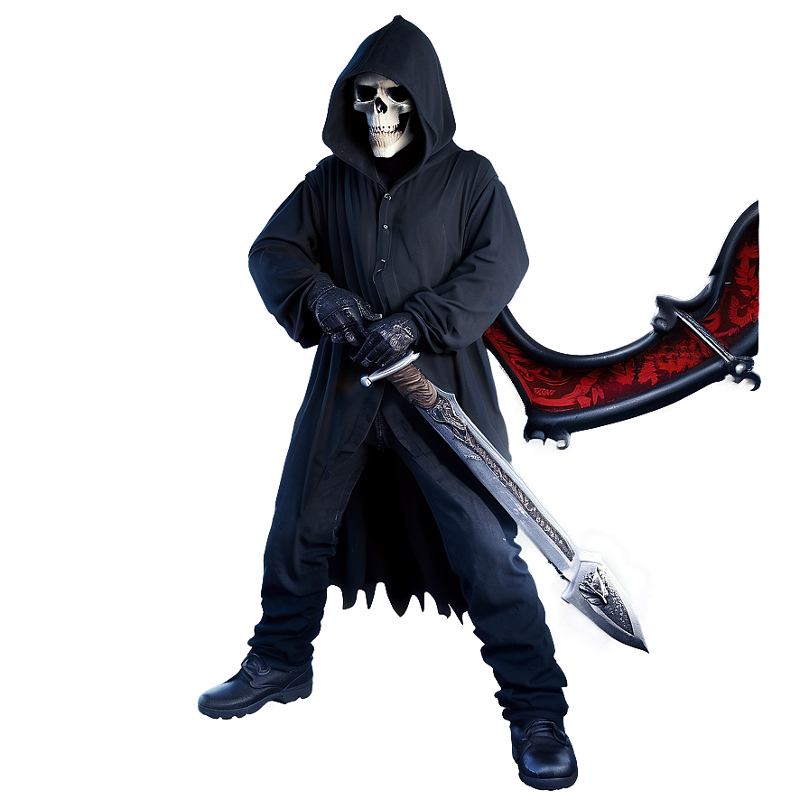 Grim Reaper With Sword Png Cyj30 PNG Image