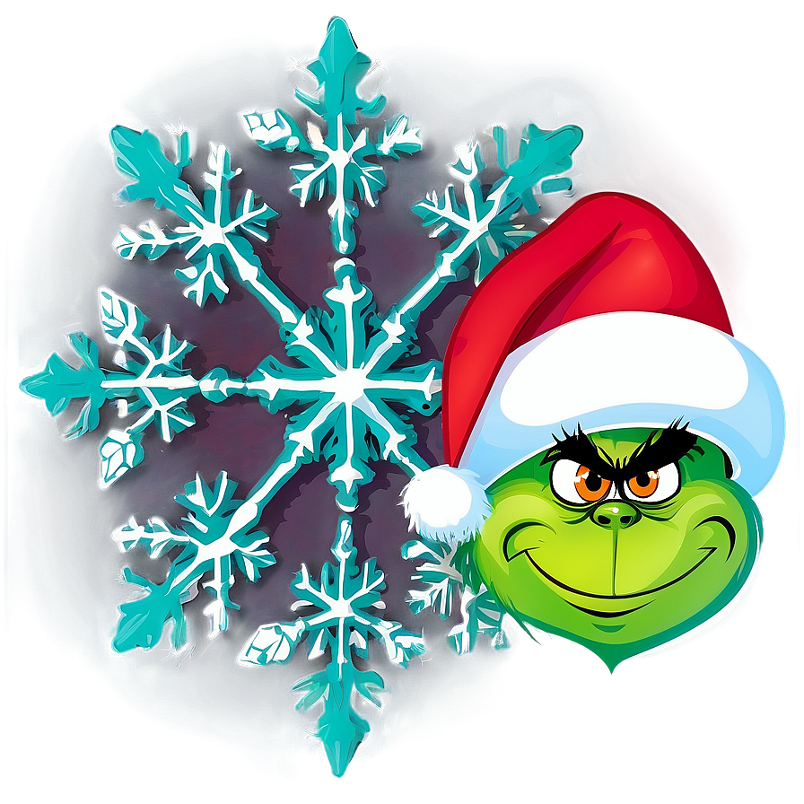 Grinch Christmas Snowflake Png 33 PNG Image