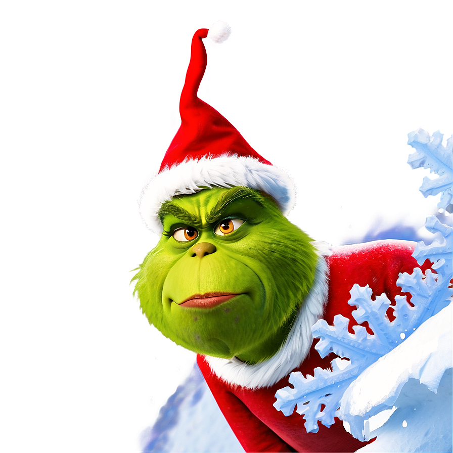 Grinch In Snow Png Xjs PNG Image