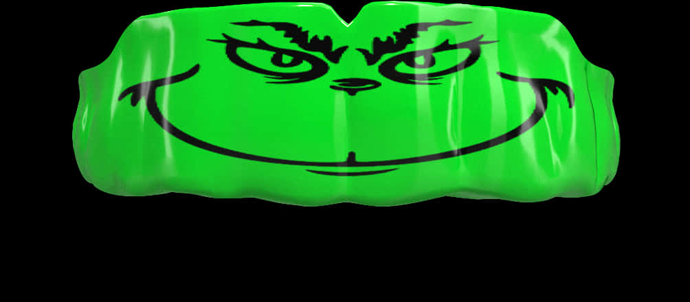 Grinch Inflatable Smirk PNG Image