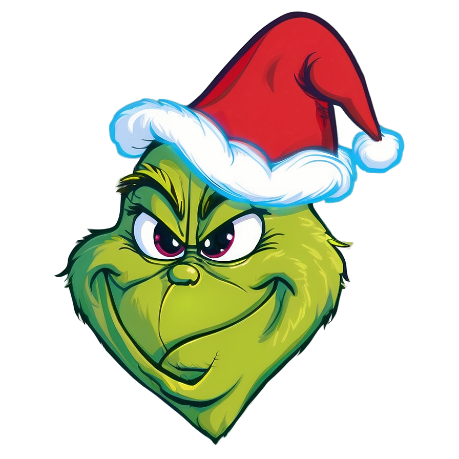 Grinch With Heart Three Sizes Too Small Png Adf PNG Image