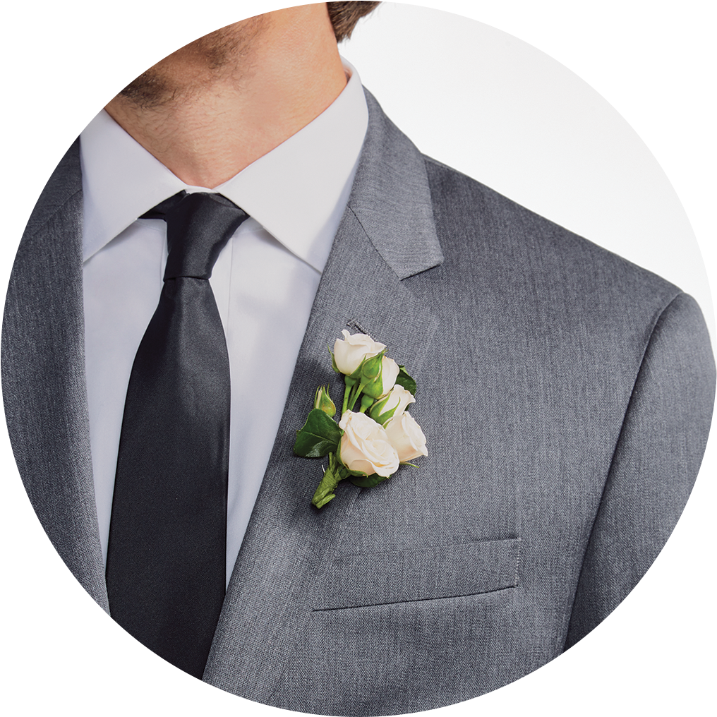 Groom Suit Boutonniere PNG Image