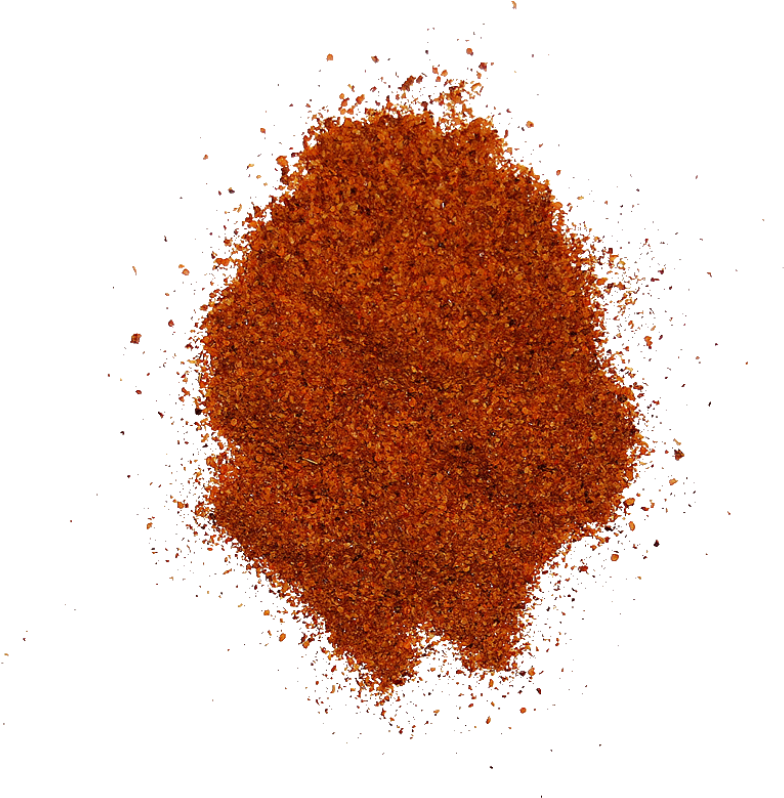 Ground Chili Powder Pile PNG Image