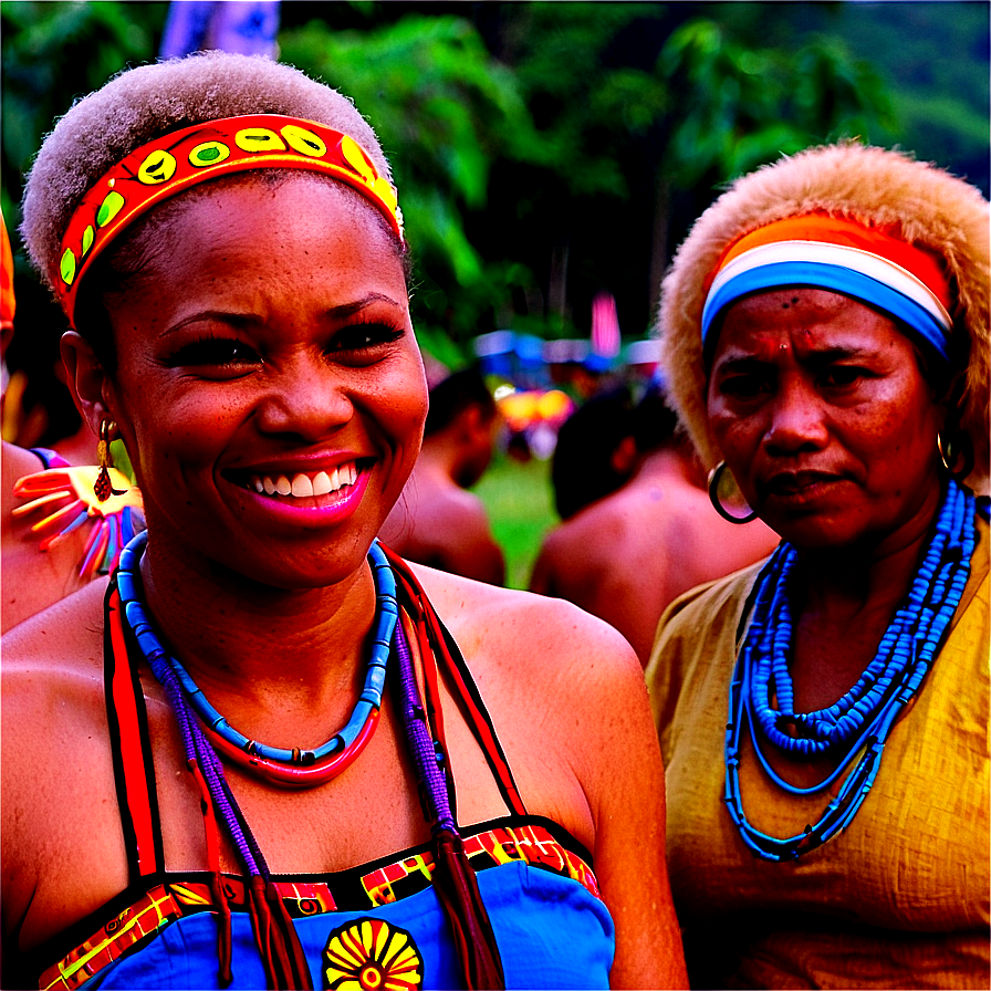 Group Of People At Festival Png 5 PNG Image