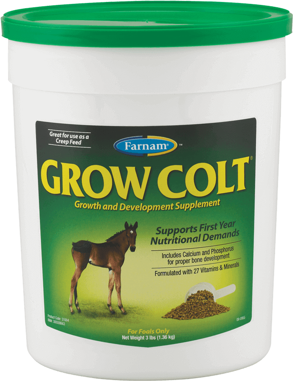 Grow Colt Supplement Container PNG Image