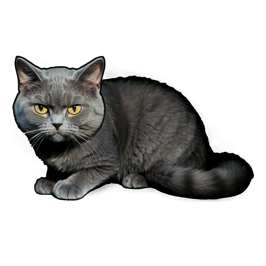 Grumpy Grey Cat Png 97 PNG Image