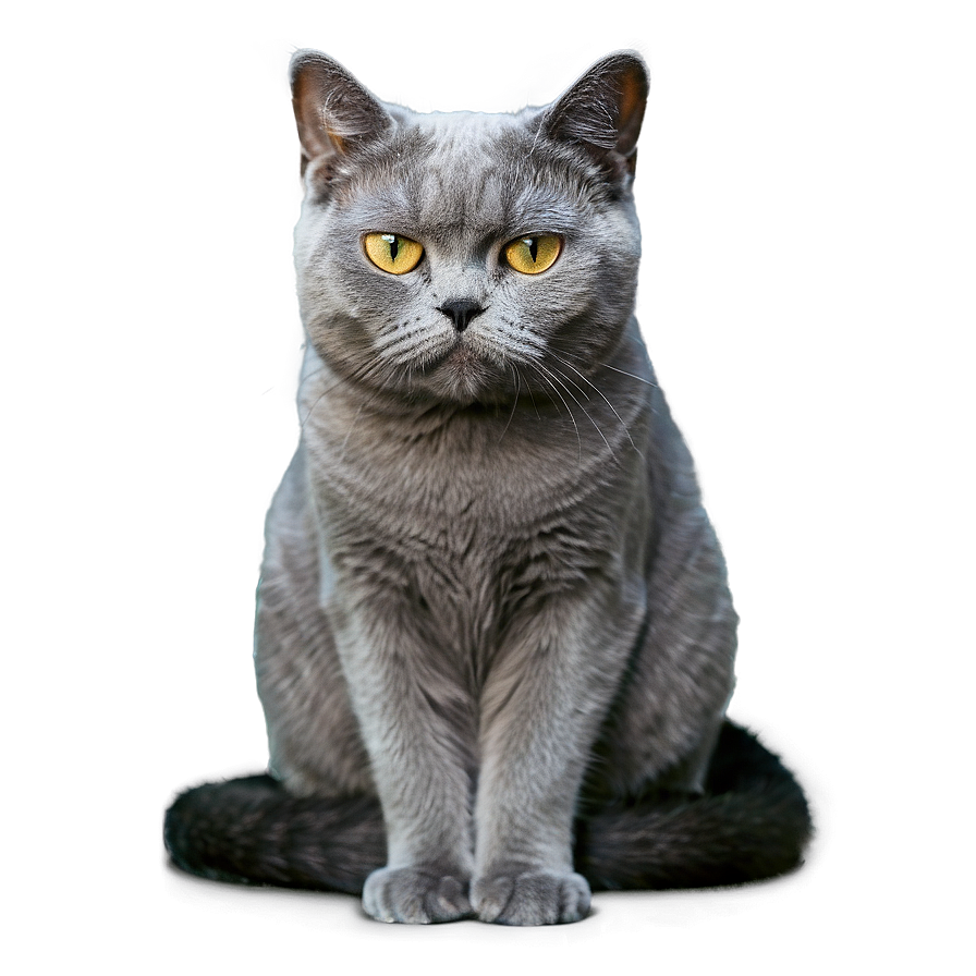 Grumpy Grey Cat Png Xta PNG Image