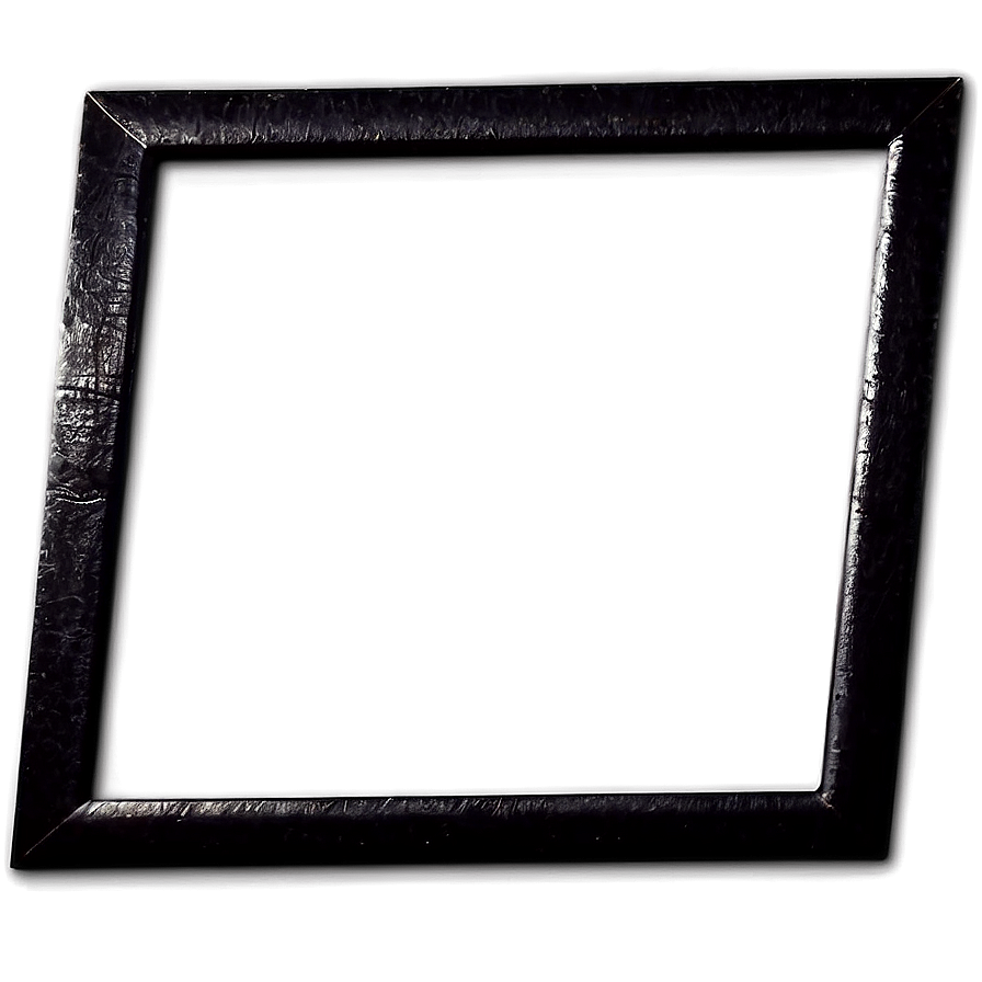 Grunge Black Frame Png 15 PNG Image