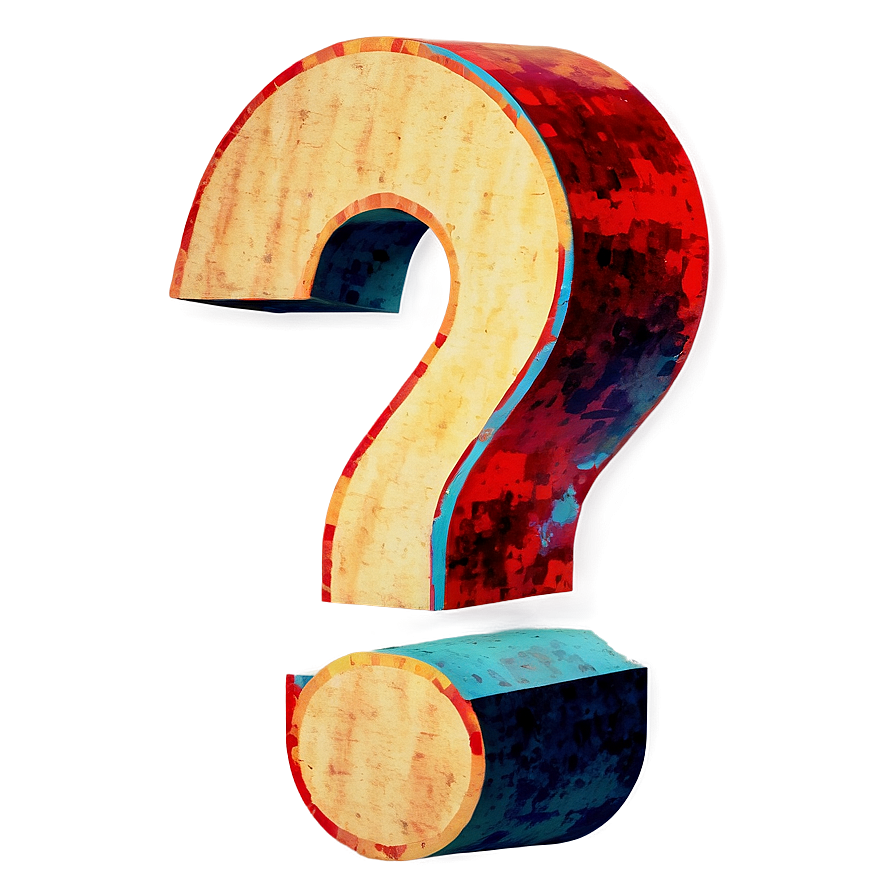 Grunge Question Mark Png 04292024 PNG Image