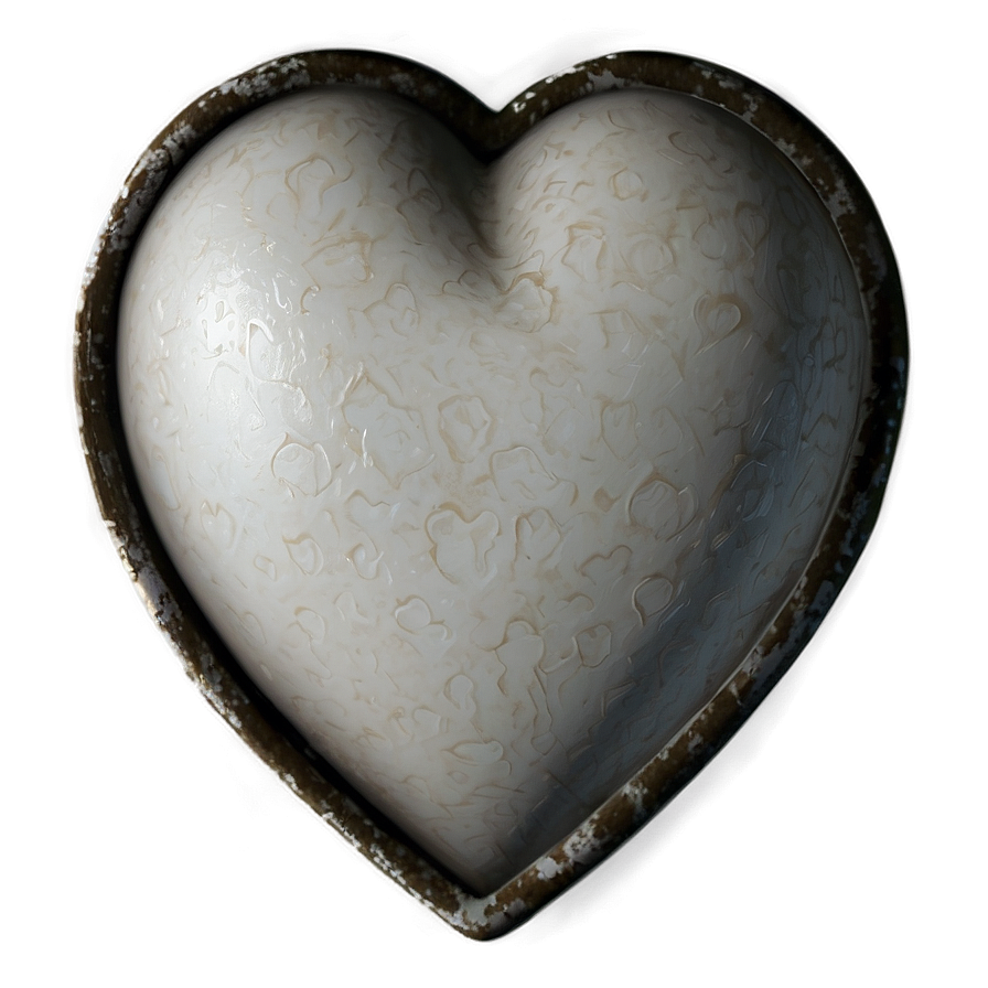 Grunge White Heart Png 05232024 PNG Image