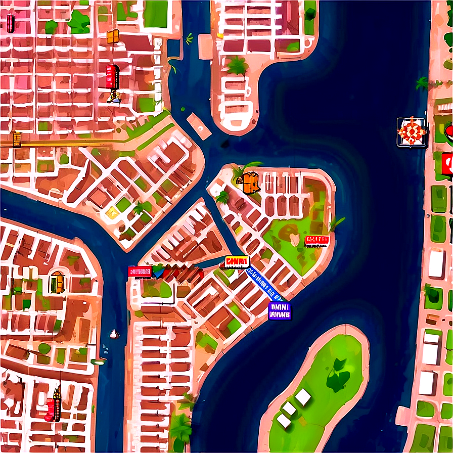 Gta Online City Map Png Peb99 PNG Image