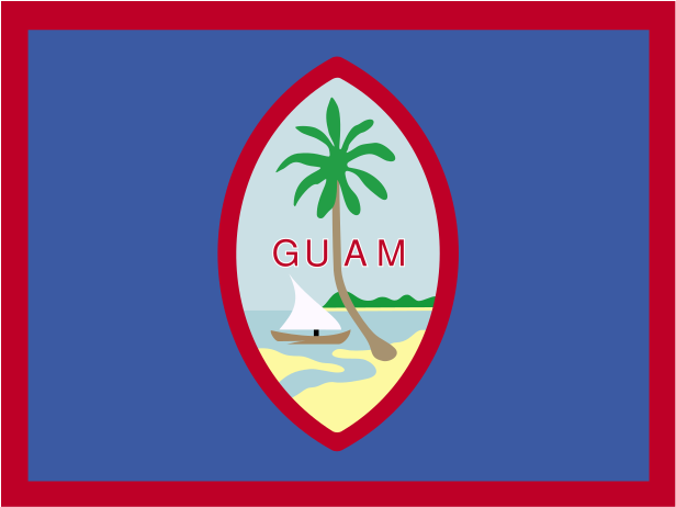 Guam Flag Graphic PNG Image