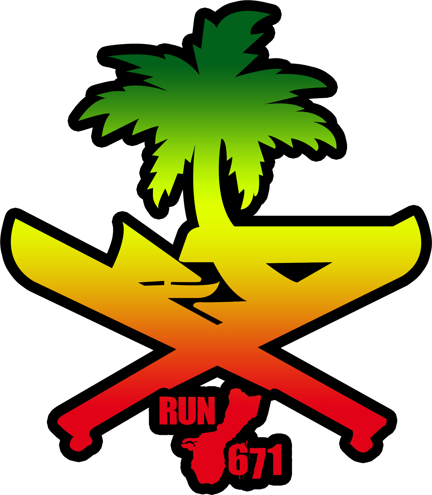 Guam Run671 Logo PNG Image