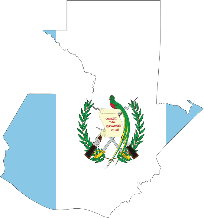 Guatemala Mapand Coatof Arms PNG Image