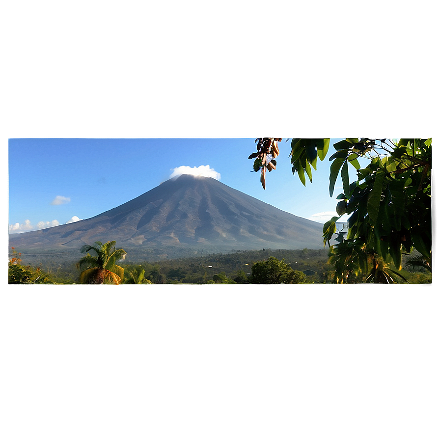 Guatemala Volcano Landscape Png Maf50 PNG Image