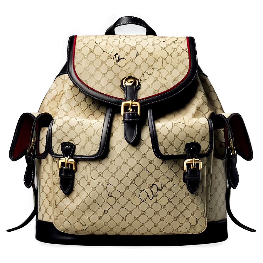 Gucci Backpack Elegant Png 5 PNG Image