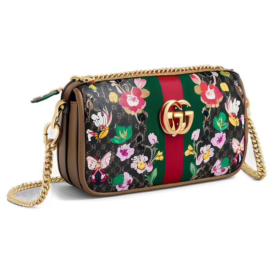 Gucci Bag With Bee Motif Png Gbw4 PNG Image