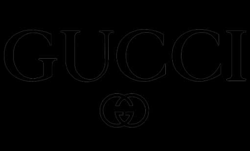 Gucci Logo Black Background PNG Image