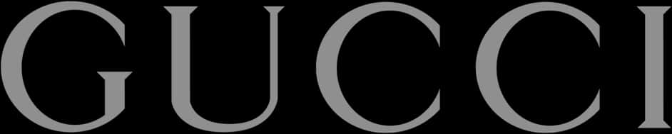 Gucci Logo Black Background PNG Image