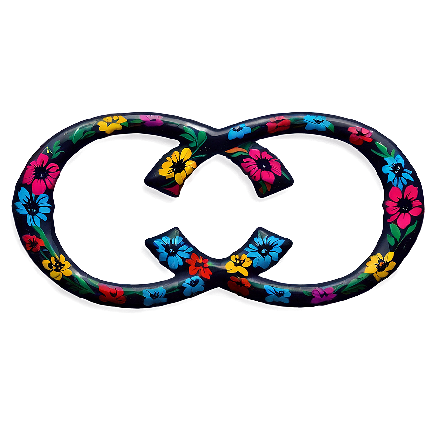 Gucci Logo With Flowers Png 05252024 PNG Image