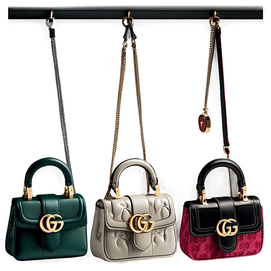 Gucci Mini Bag Collection Png Kjm PNG Image