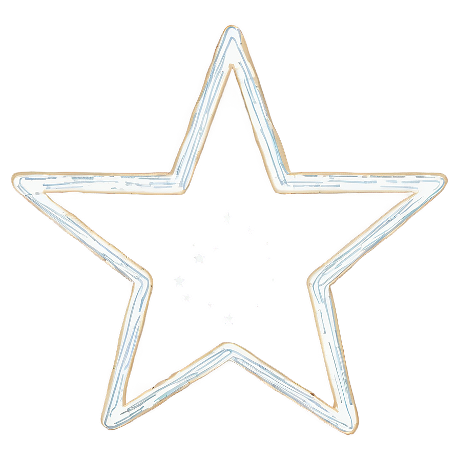 Guiding Star Outline Png 16 PNG Image