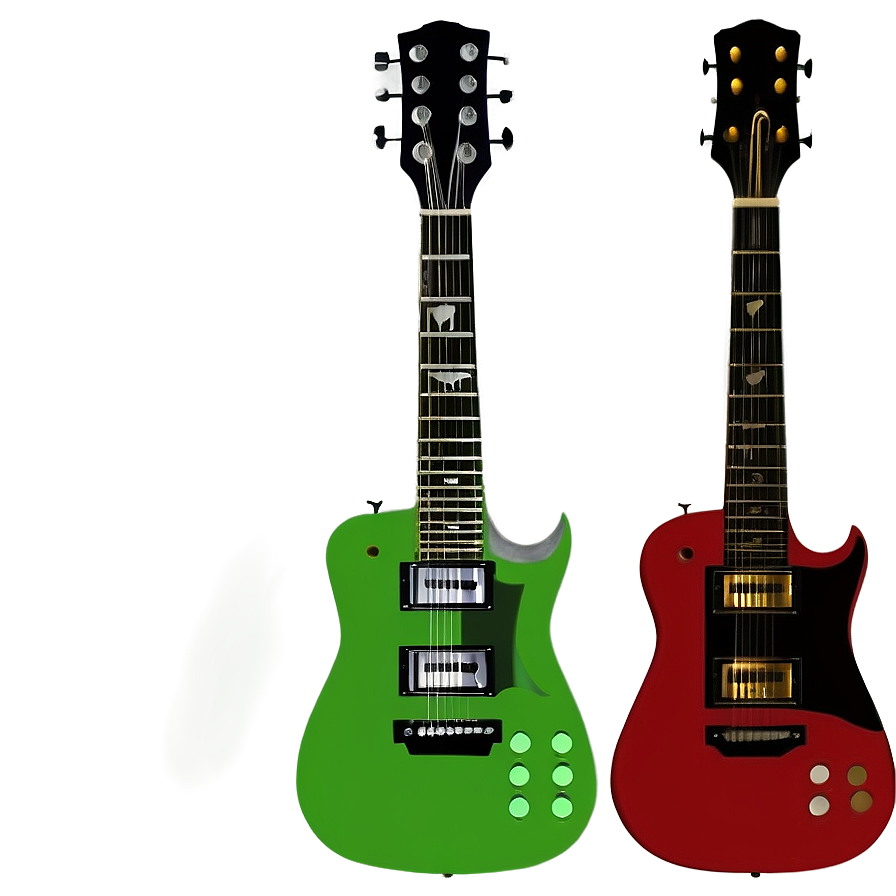 Guitar Silhouette C PNG Image