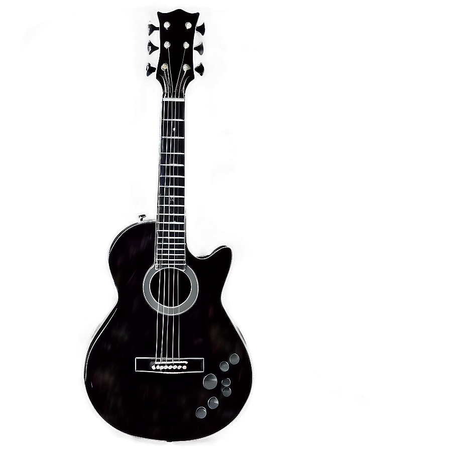 Guitar Silhouette Png Yuk87 PNG Image