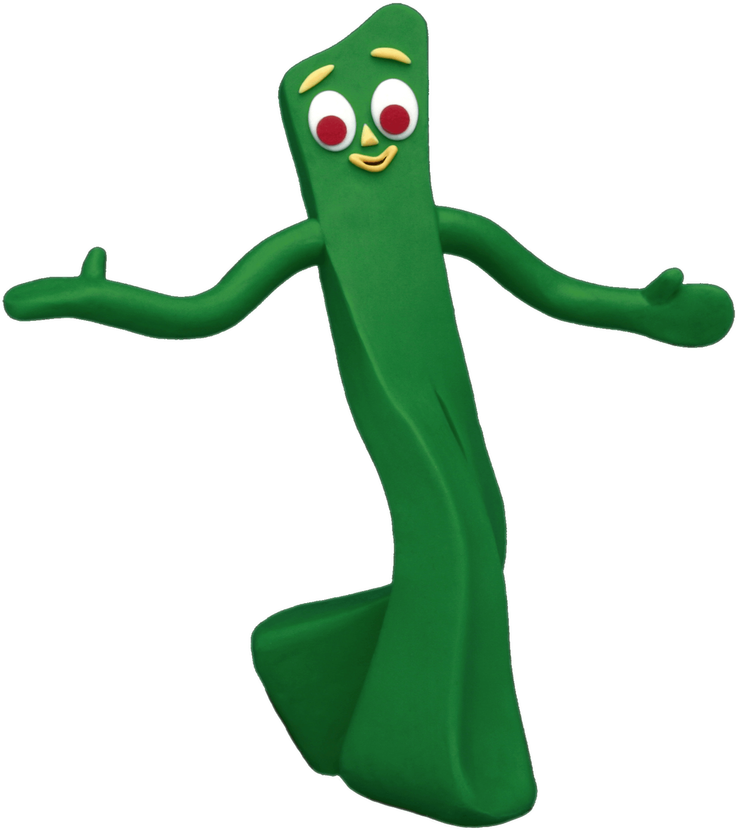 Gumby Character Pose PNG Image