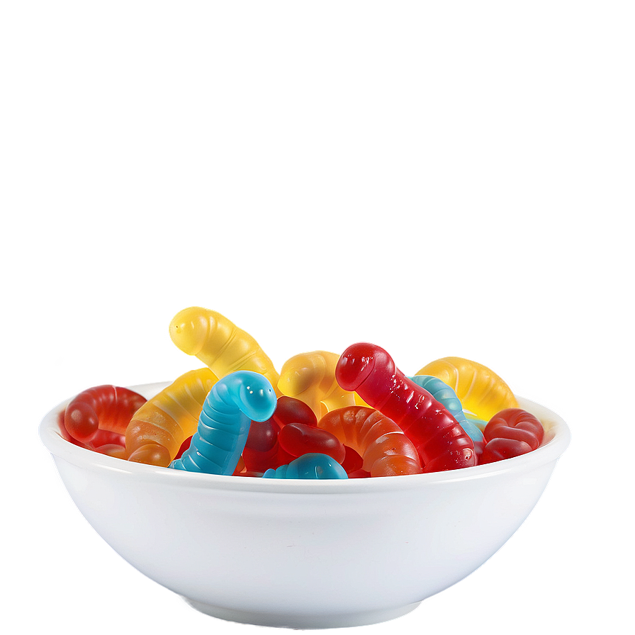 Gummy Worm Party Mix Png Ace58 PNG Image