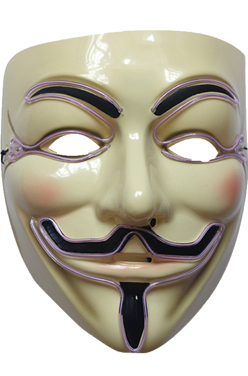 Guy Fawkes Mask Iconic Anonymous Symbol PNG Image