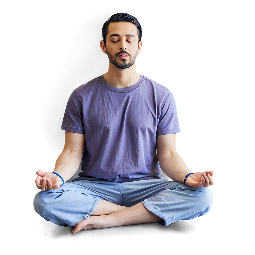 Guy Meditating Png 68 PNG Image