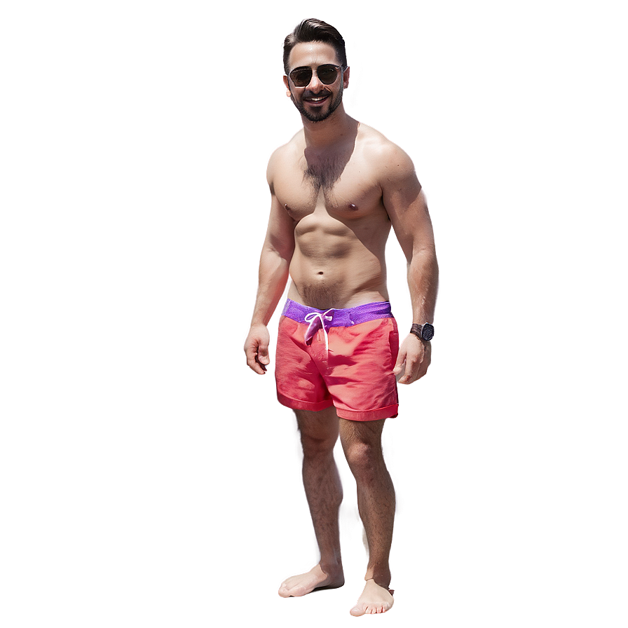 Guy On Beach Png 7 PNG Image