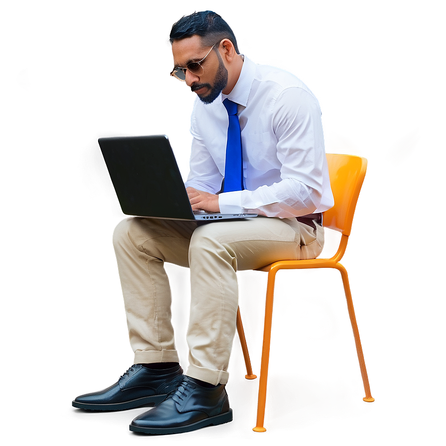 Guy With Laptop Png 81 PNG Image