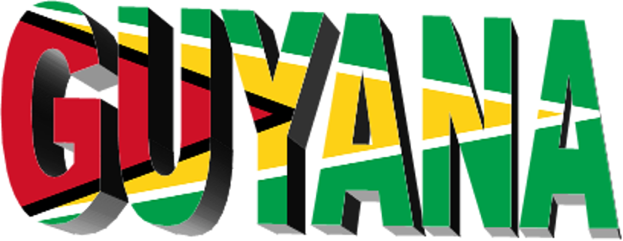 Guyana Text Graphic PNG Image