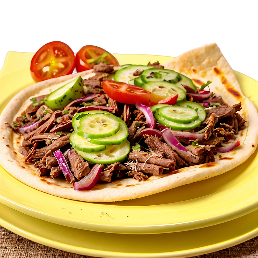 Gyro With Pepperoncini Png Mek PNG Image