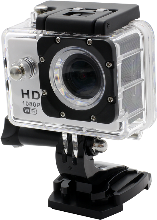 H D Action Camera Waterproof Housing PNG Image