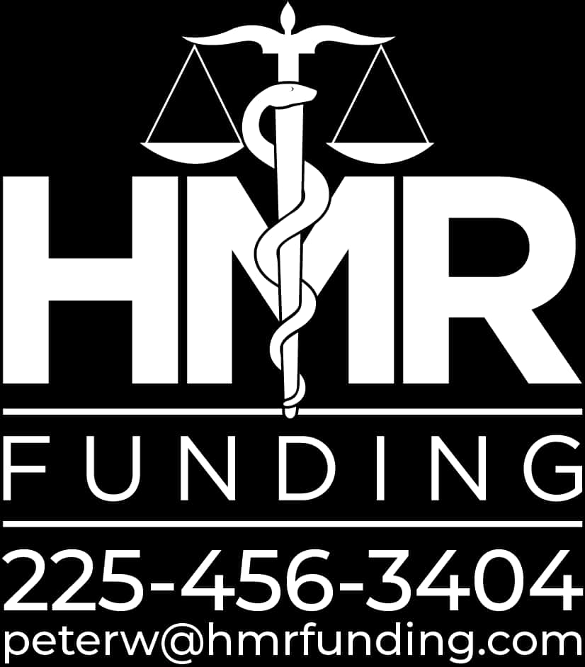 H M R Funding Logo Blackand White PNG Image