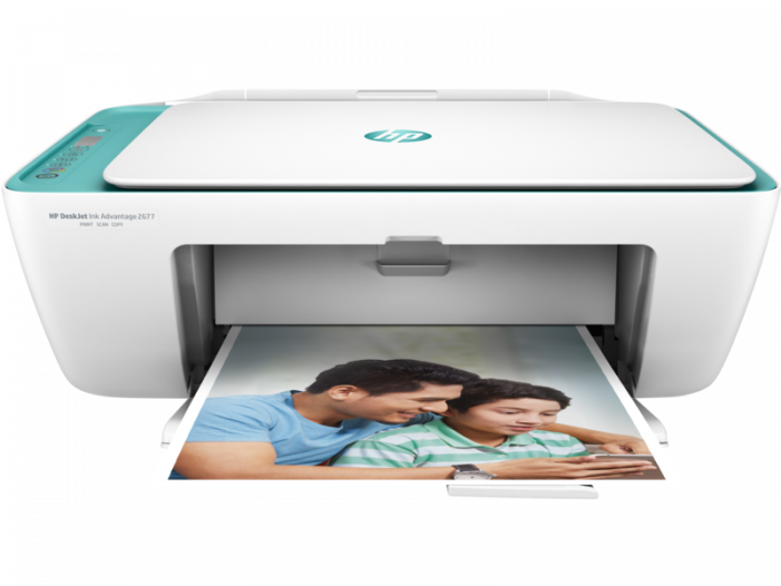 H P Desk Jet Ink Advantage2677 Printer Printing Photo PNG Image