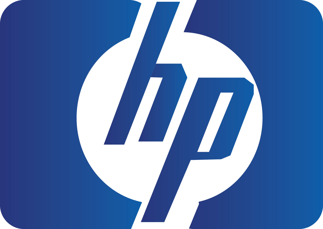 H P Logo Blue Background PNG Image