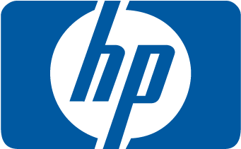 H P Logo Blue Background PNG Image