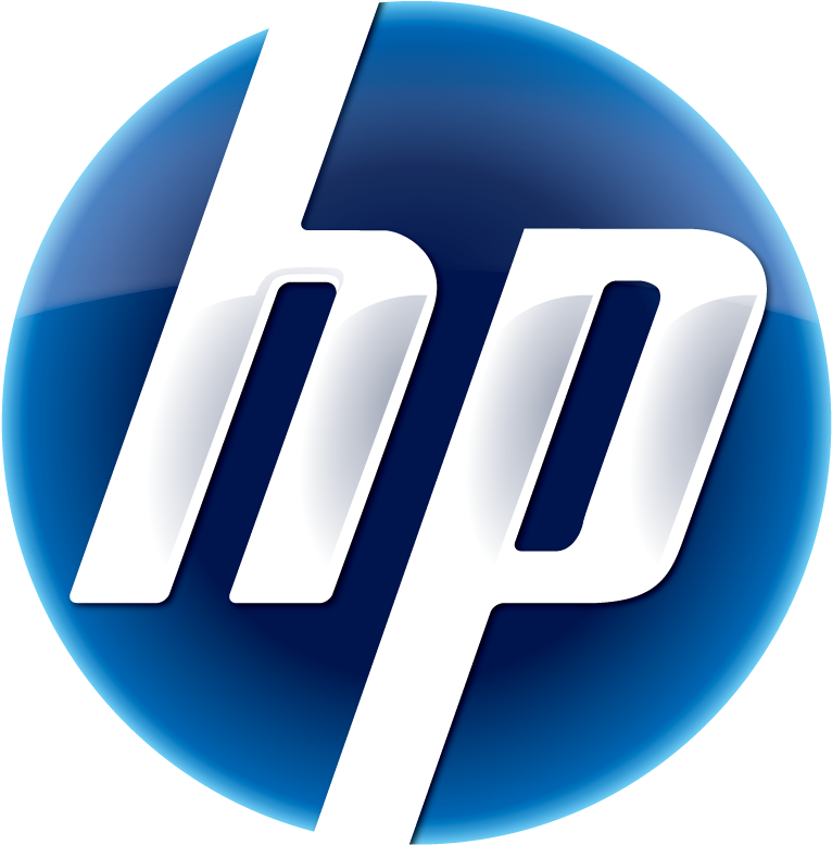 H P Logo Blue Sphere PNG Image