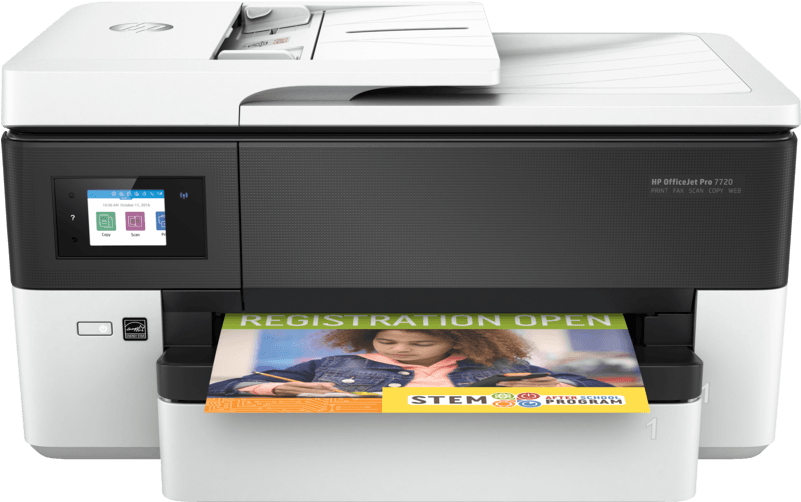 H P Office Jet Pro7720 Wide Format Allin One Printer PNG Image