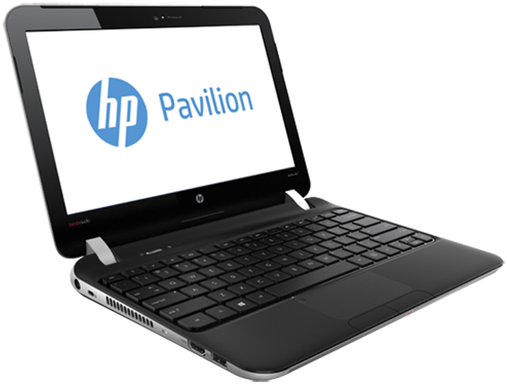 H P Pavilion Laptop Display PNG Image