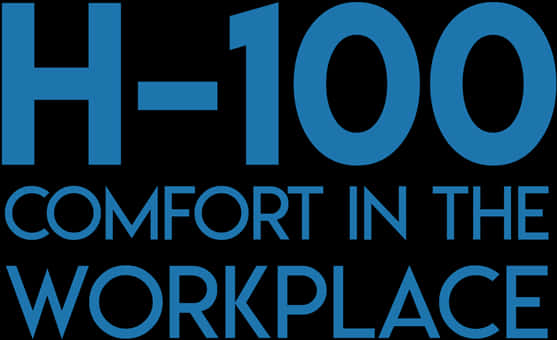 H100 Comfort In The Workplace Graphic PNG Image