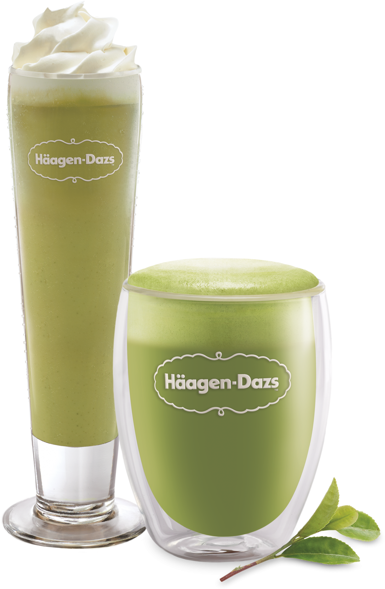 Haagen Dazs Green Tea Beverages PNG Image