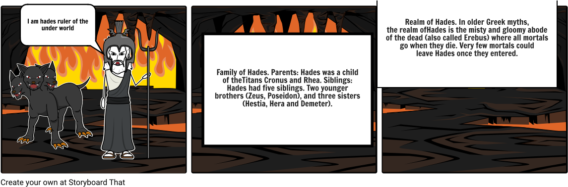 Hades_and_ Cerberus_in_ Underworld_ Panel PNG Image