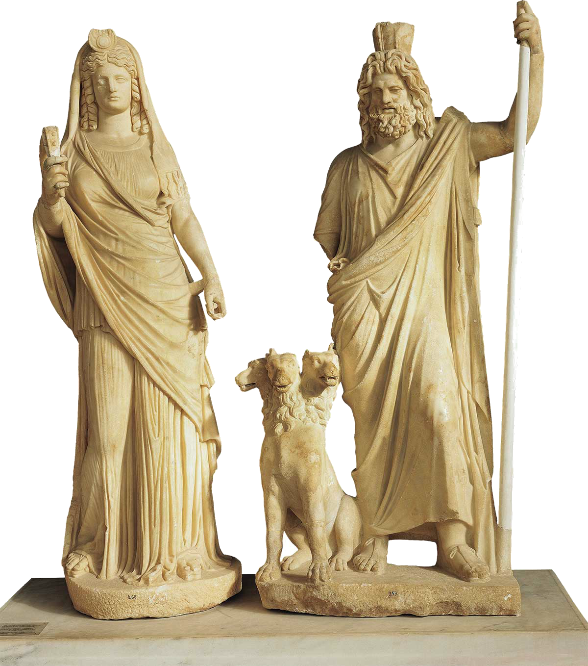 Hades_and_ Persephone_ Statues PNG Image