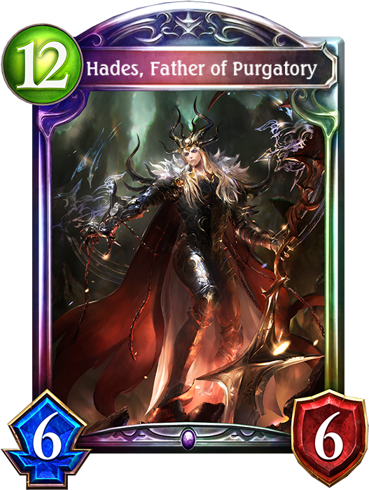 Hades Fatherof Purgatory Card Art PNG Image